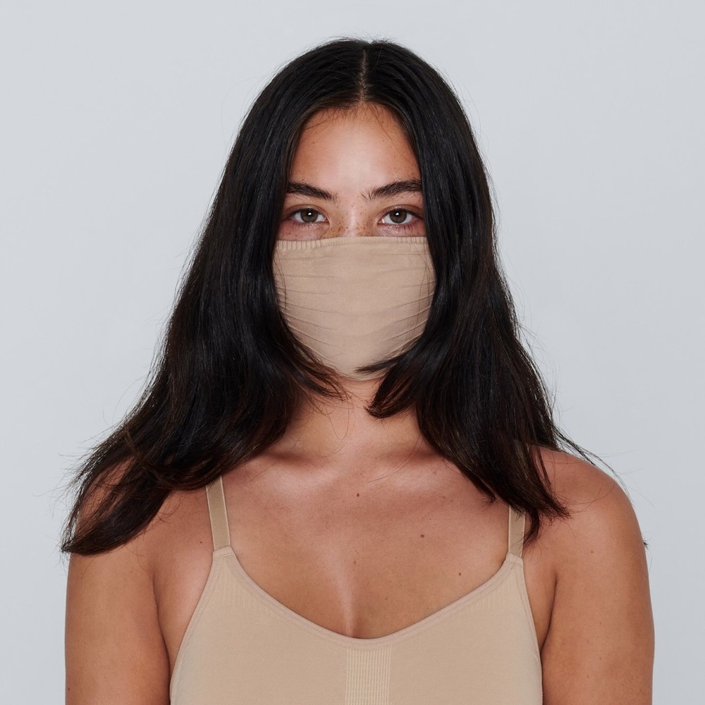 Clay SKIMS Face Mask